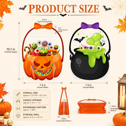 🎃Halloween Plastic Goodie Bags