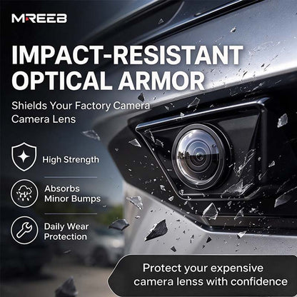 2 Pcs Mirror Shape 360 Panoramic Rearview Car Camera Lens Cover🚗📷