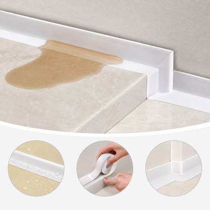 White Waterproof Caulk Seal Tape for Bathroom and Kitchen