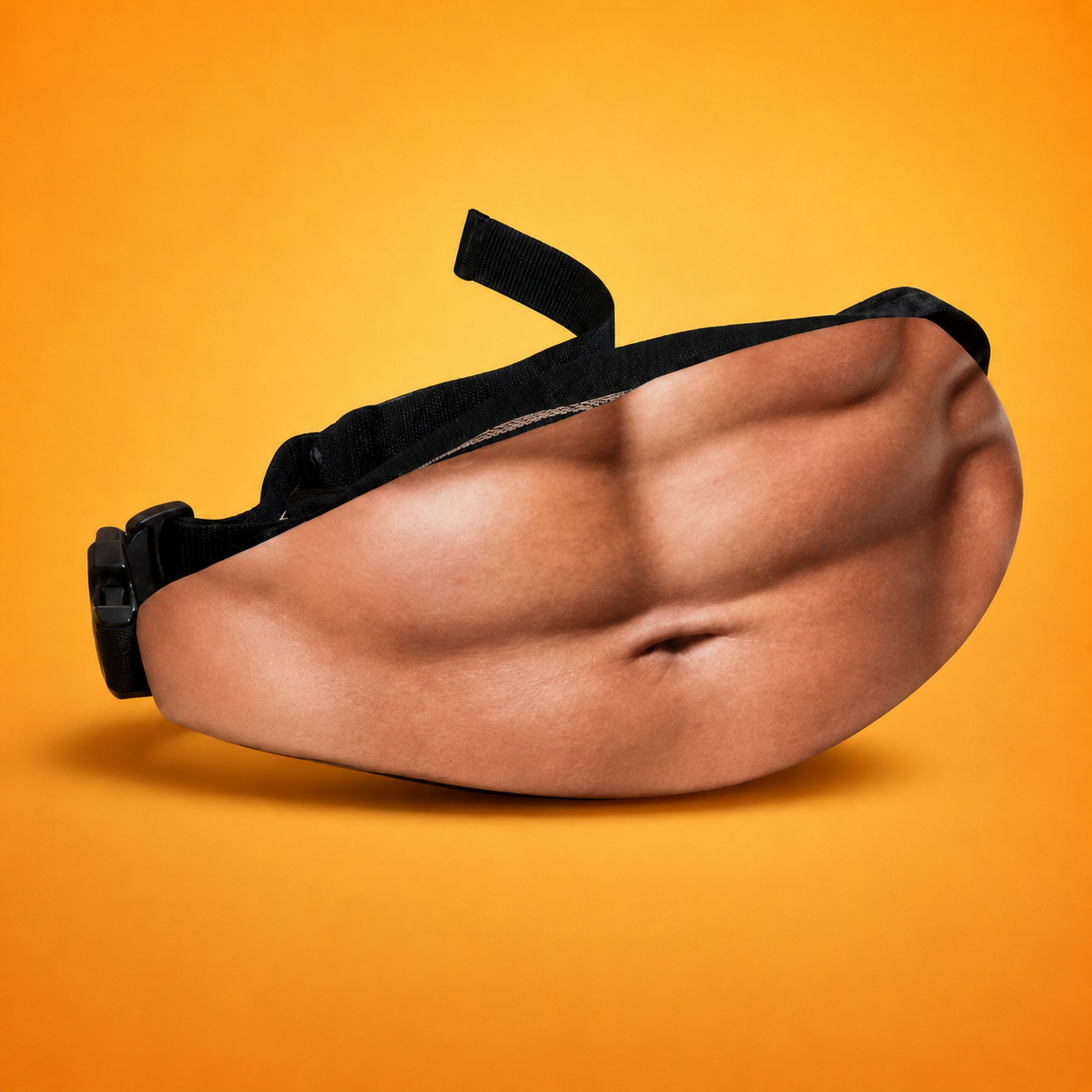 😂 Fake Beer Belly Fanny Pack - Hilarious Dad Bod Waist Bag for Pranks & Parties 🍻