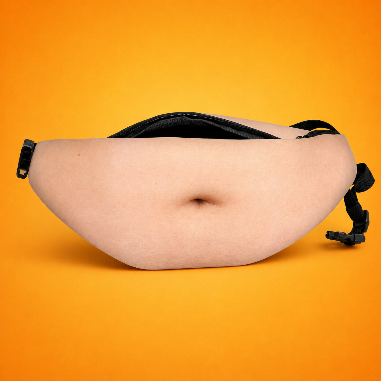 😂 Fake Beer Belly Fanny Pack - Hilarious Dad Bod Waist Bag for Pranks & Parties 🍻