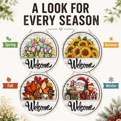 🔥 LIMITED-TIME  — 16 Pcs Interchangeable Welcome Sign for Front Door