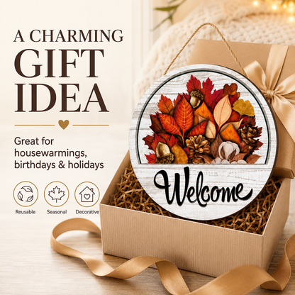🔥 LIMITED-TIME  — 16 Pcs Interchangeable Welcome Sign for Front Door