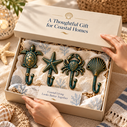 🌊Ocean-Inspired Coastal Wall Hooks