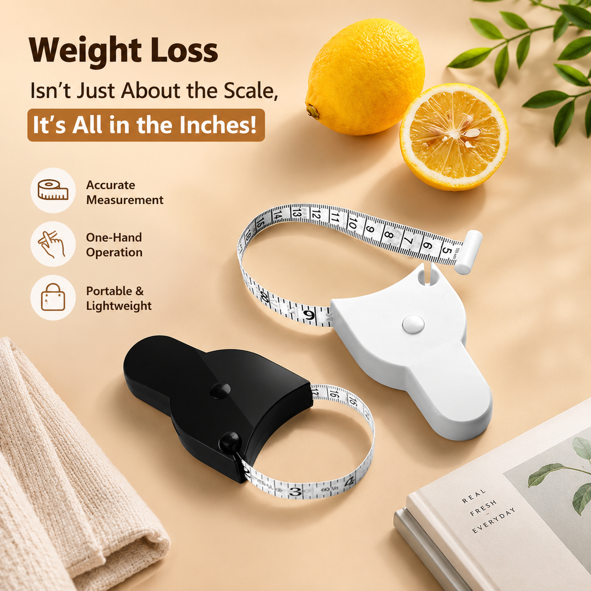 60 Inch Auto Retractable Body Measuring Tape