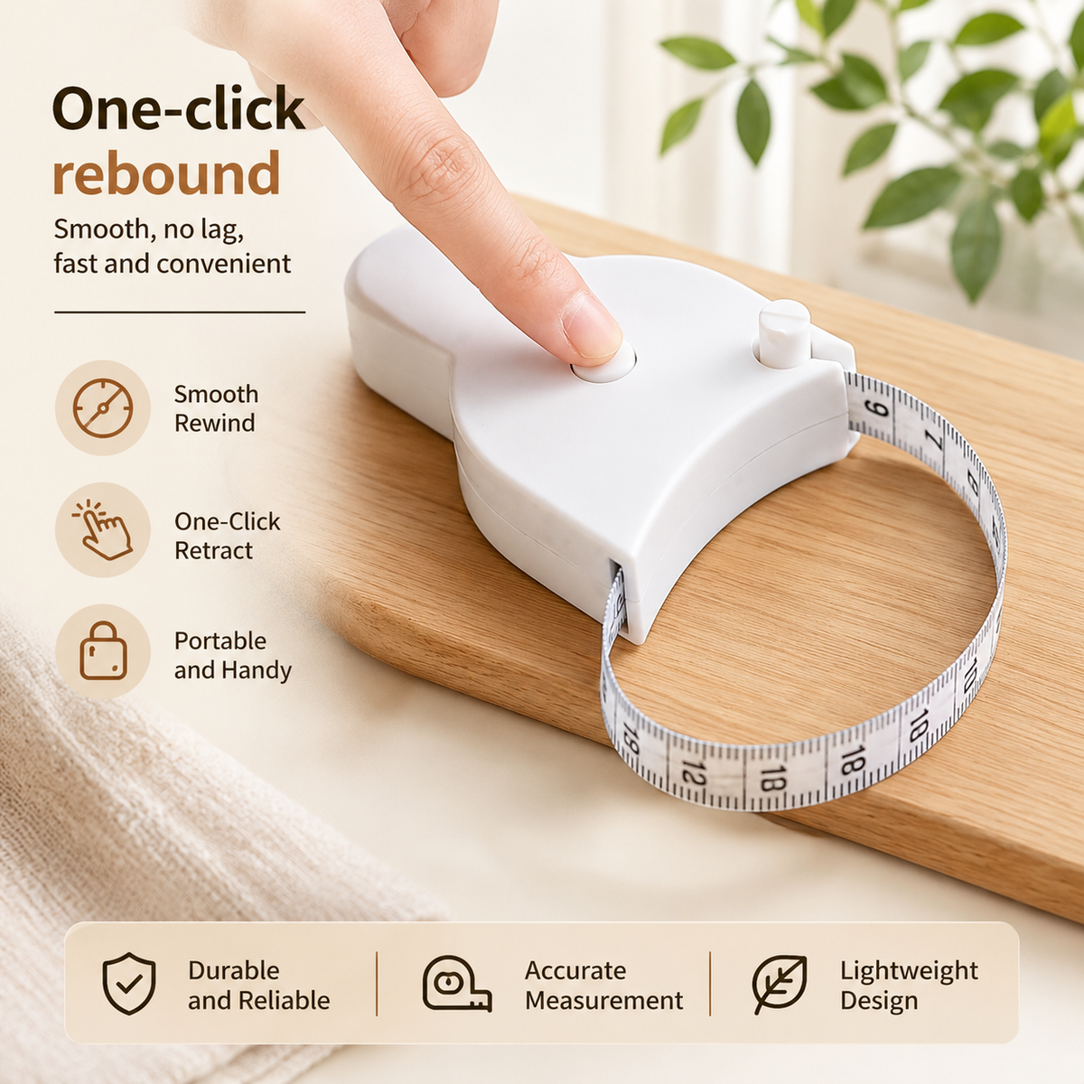 60 Inch Auto Retractable Body Measuring Tape