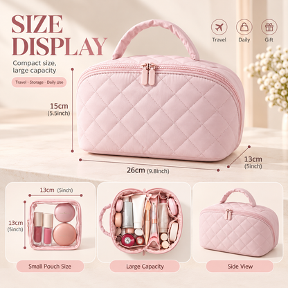 49% OFF This Week Promotions🎉🎉Travel Makeup Bag for Woman-Large Size