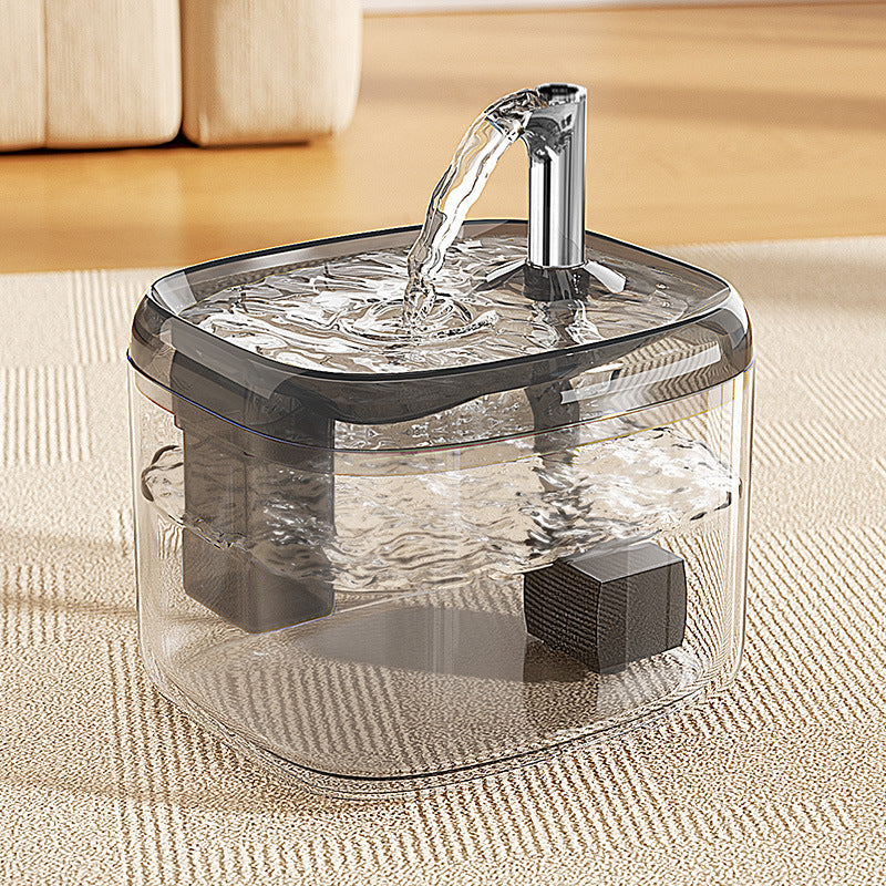 1.5L USB Automatic Cat Water Fountain with Filter for Cats and Small Dogs