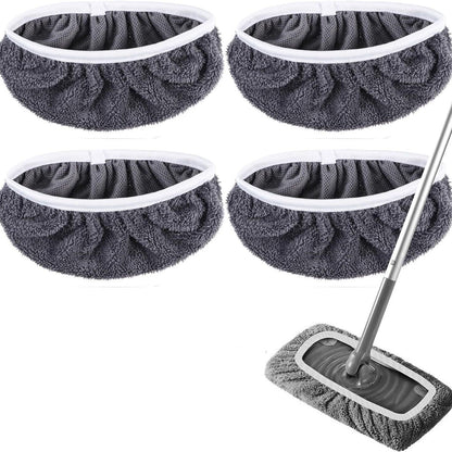 8PCS Reusable Microfiber Mop Replacement Pads