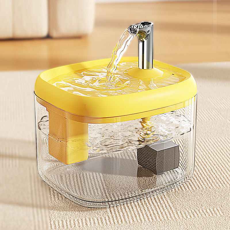 1.5L USB Automatic Cat Water Fountain with Filter for Cats and Small Dogs
