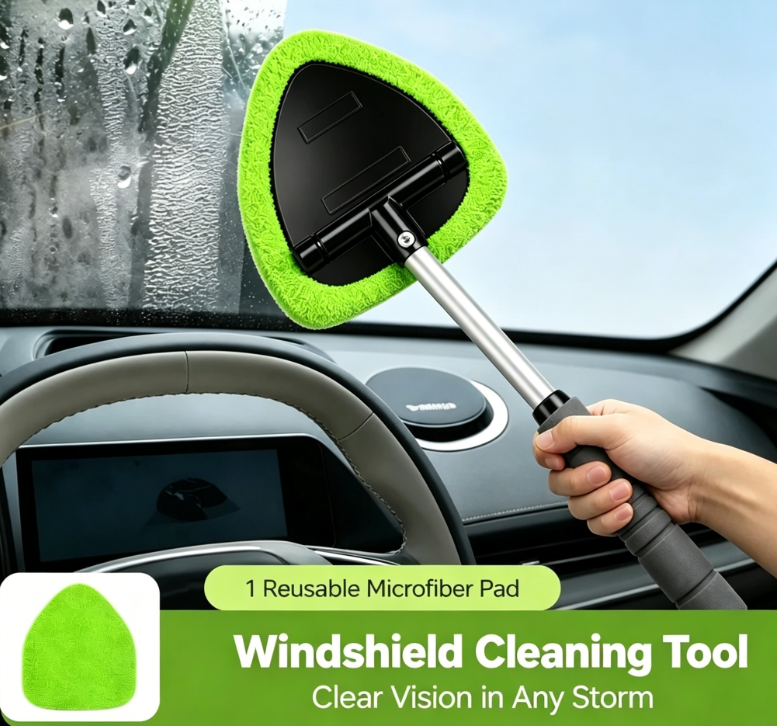 Microfiber Windshield Cleaning Tool
