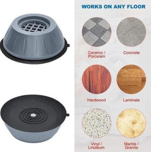 🌟Anti-Vibration Appliance Pads (4PCS) – Stop Noise, Movement & Shaking