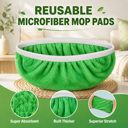 8PCS Reusable Microfiber Mop Replacement Pads
