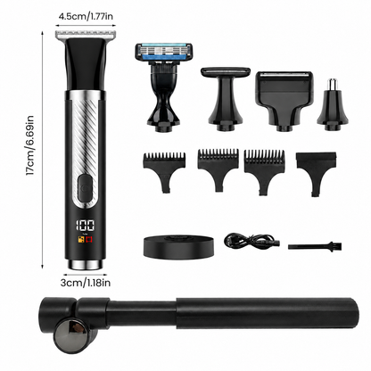 Waterproof Long Handle Body Grooming Trimmer