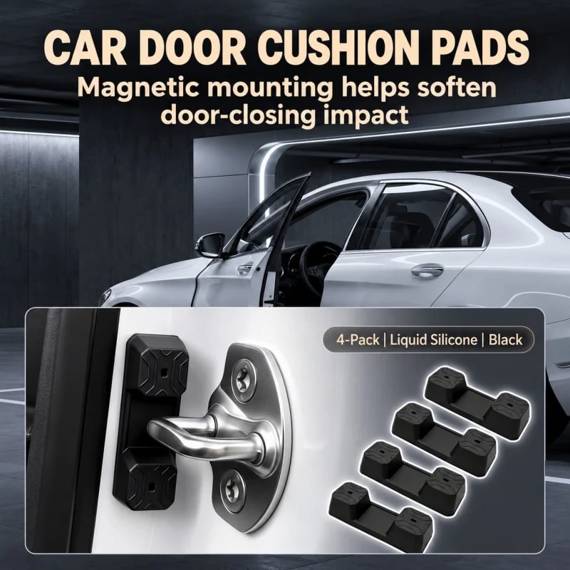 Car Magnetic Door Lock Shock Absorber Pad