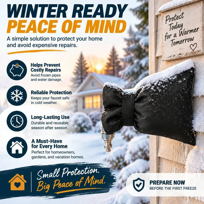 🔥Black Friday Deal❄️ Outdoor Faucet Cover | Winter Freeze Protection Insulated Spigot Protector