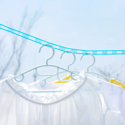 3-Pack Adjustable Windproof Clothesline for Indoor & Outdoor Drying (5 m/197 in)