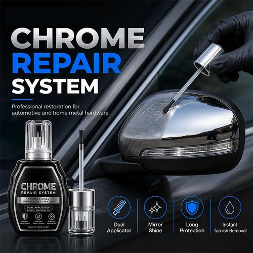Professional Chrome Repair Pen ✨ – Precision Applicator for Scratches, Oxidation & Dull Surfaces