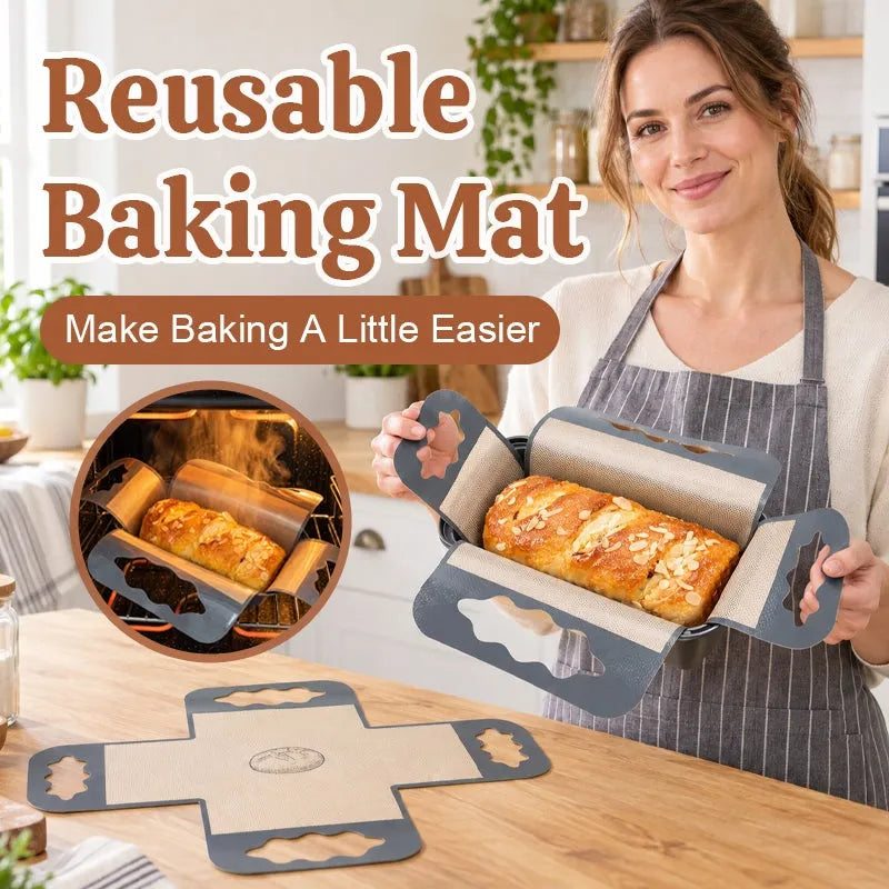 🥐Cross‐Shape Food‐Safe Baking Liner, Simple Clean‐Up Alternative To Disposable Parchment Paper