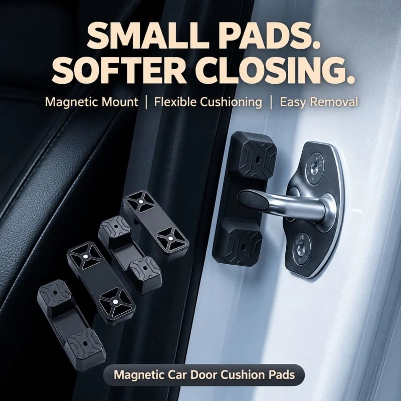 Car Magnetic Door Lock Shock Absorber Pad