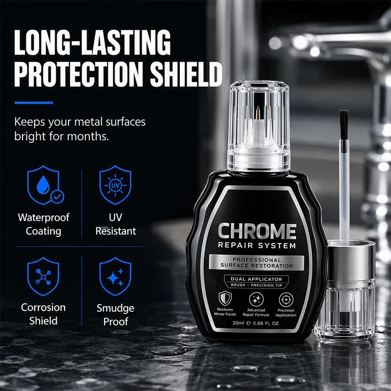 Professional Chrome Repair Pen ✨ – Precision Applicator for Scratches, Oxidation & Dull Surfaces