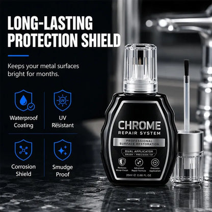 Professional Chrome Repair Pen ✨ – Precision Applicator for Scratches, Oxidation & Dull Surfaces