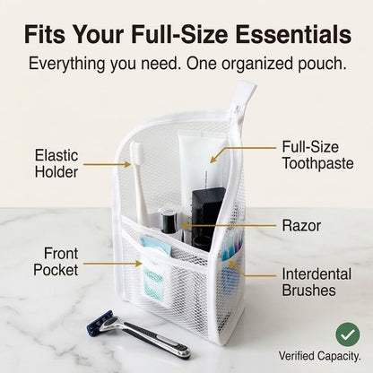 Freestanding Waterproof Travel Toiletry Bag