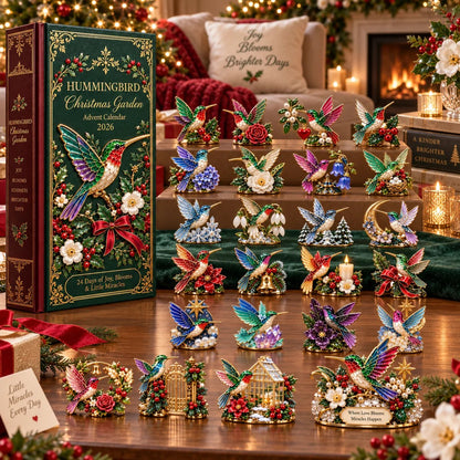 🐦24 Days of Joy in Bloom — Hummingbird Christmas Garden Advent Calendar 2026
