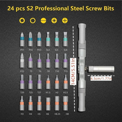 🎁Promotion 49% OFF✨- 🔥24 in 1 Magnetic Screwdriver Set