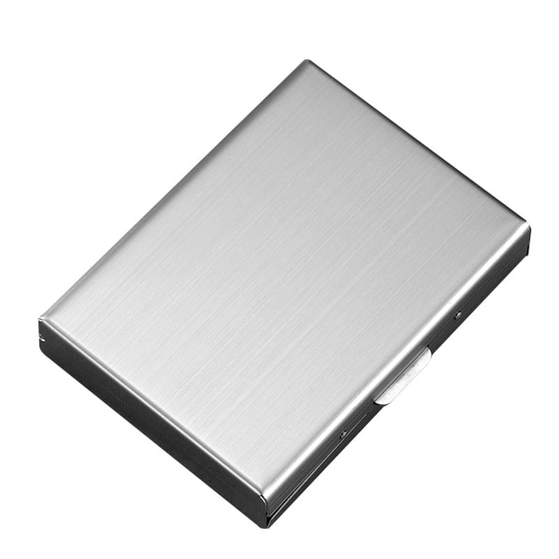 💸 Price Drop! 💰RFID-blocking card holder – stainless steel, slim design, 3 capacities. 📇✨