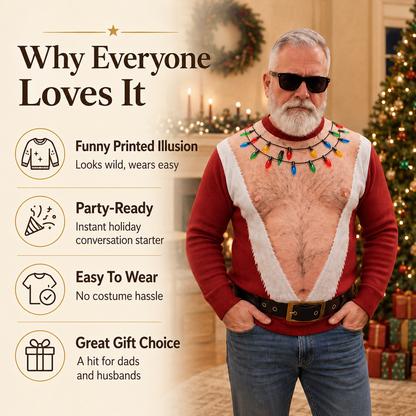🎅Funny Santa Printed Sweater