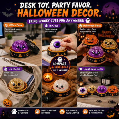 🔥49% OFF TODAY 🎃 Halloween Steamed Bun Squishy Mystery Box Toy