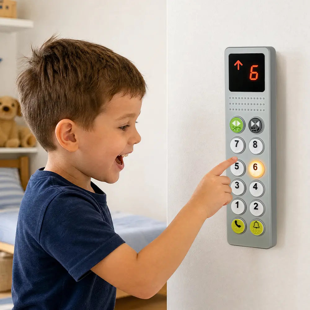 Elevator Activity Pane Toys Interactive Learning Toy for Boys Girls