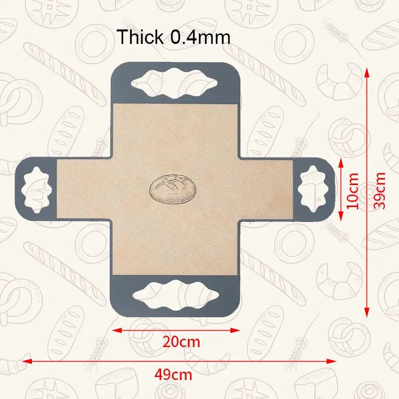 🥐Cross‐Shape Food‐Safe Baking Liner, Simple Clean‐Up Alternative To Disposable Parchment Paper