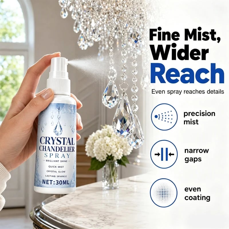 🔥Buy 1 Get 1 Free🎁Crystal Chandelier Cleaner Spray‑Streak‑Free Instant Shine Spray