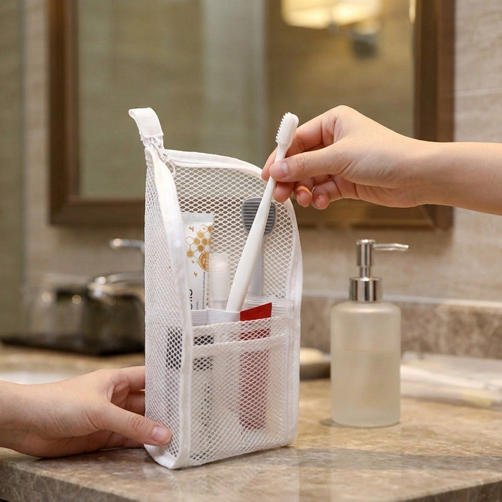 Freestanding Waterproof Travel Toiletry Bag