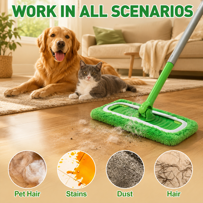 8PCS Reusable Microfiber Mop Replacement Pads