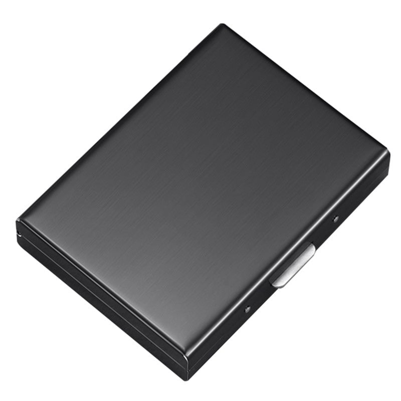 💸 Price Drop! 💰RFID-blocking card holder – stainless steel, slim design, 3 capacities. 📇✨