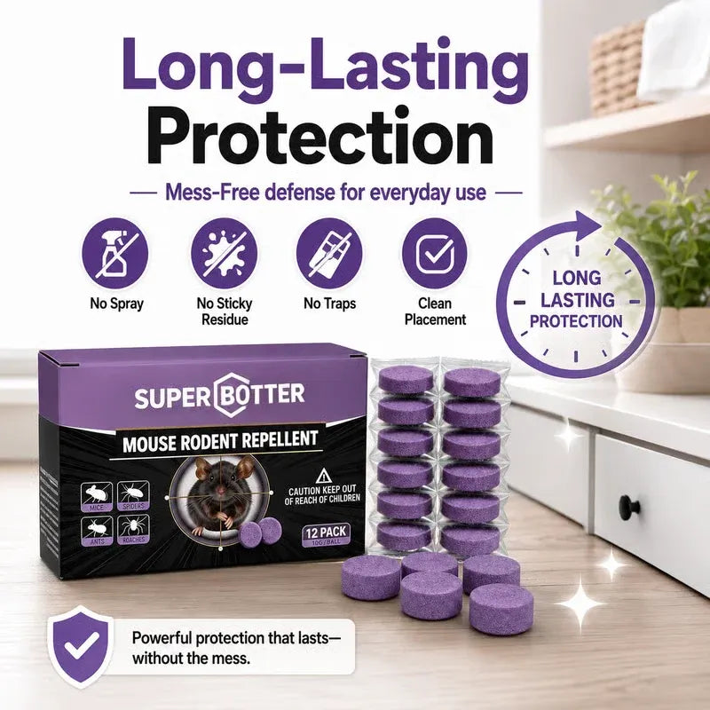 12-Pack Rodent Repellent Balls, Natural Pest Control🐭