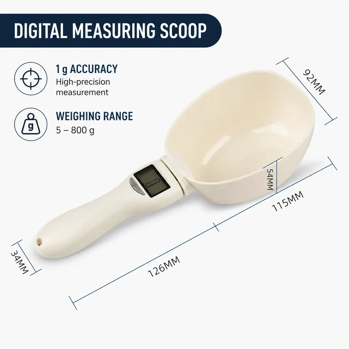 High Precision Digital Measuring Spoon Scale - 0.1g LCD Kitchenware Scoop Utensils