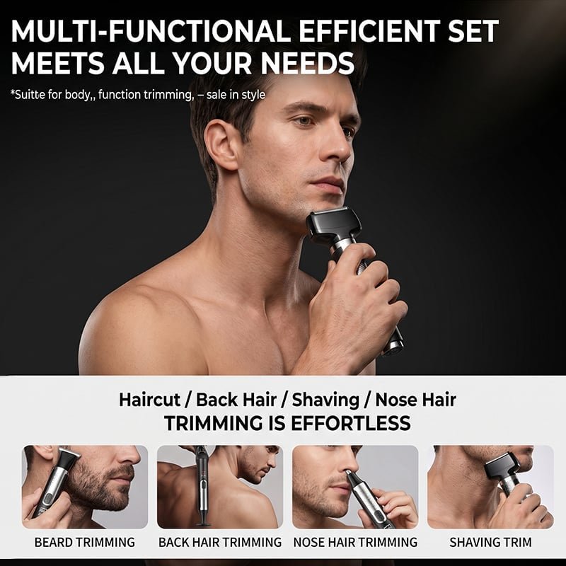 Waterproof Long Handle Body Grooming Trimmer