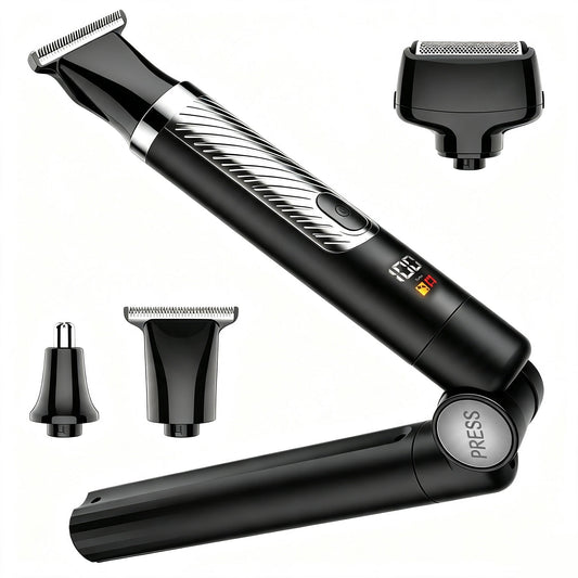 Waterproof Long Handle Body Grooming Trimmer