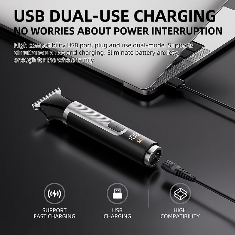 Waterproof Long Handle Body Grooming Trimmer