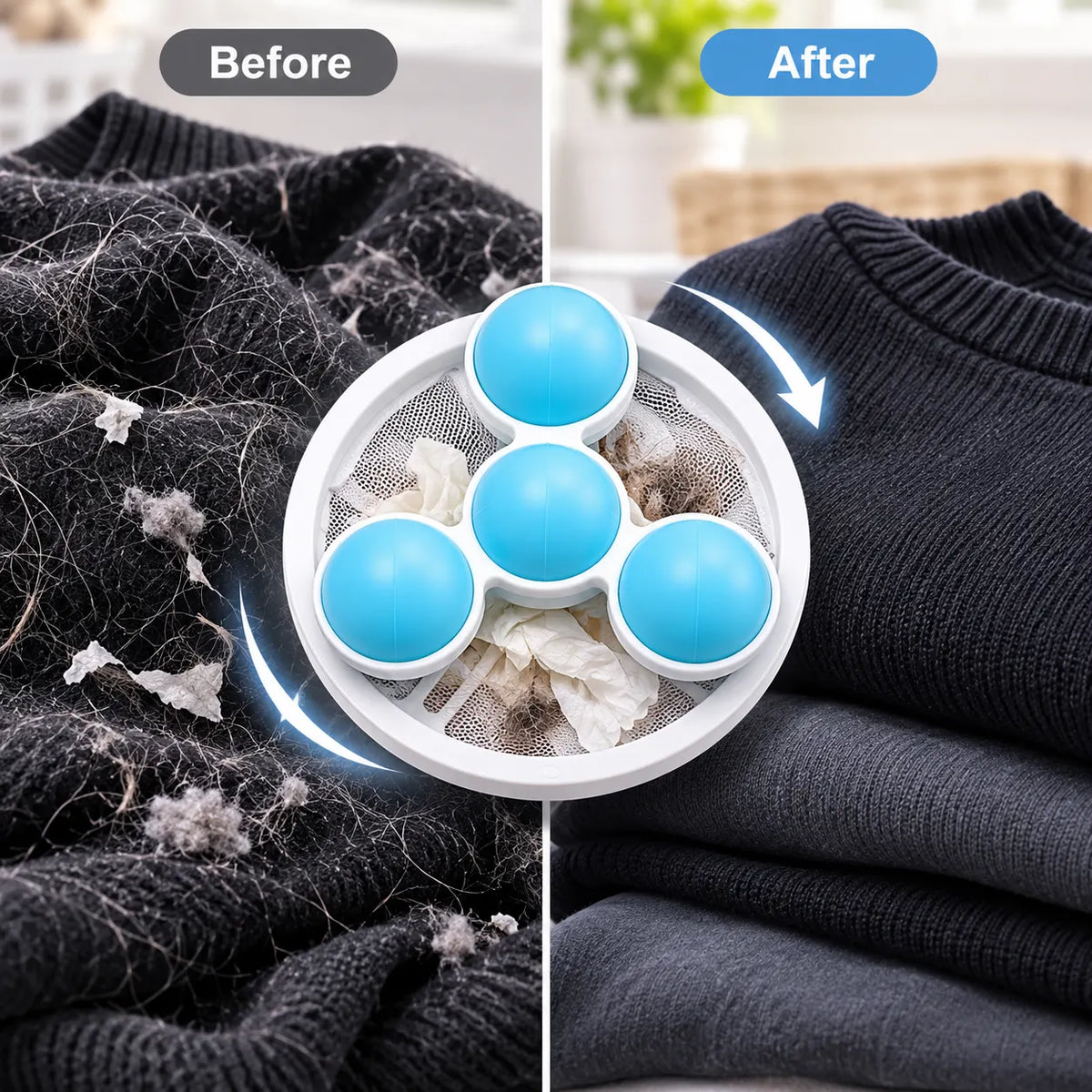 Reusable Washing Machine Hair Remover | Lint Catcher | Buy 2 Get 2 Free🔥