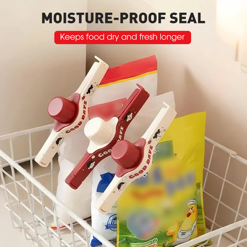 🔒 Food Sealing Clip – Moisture-proof, snap‑on & fresh‑keeping ✨