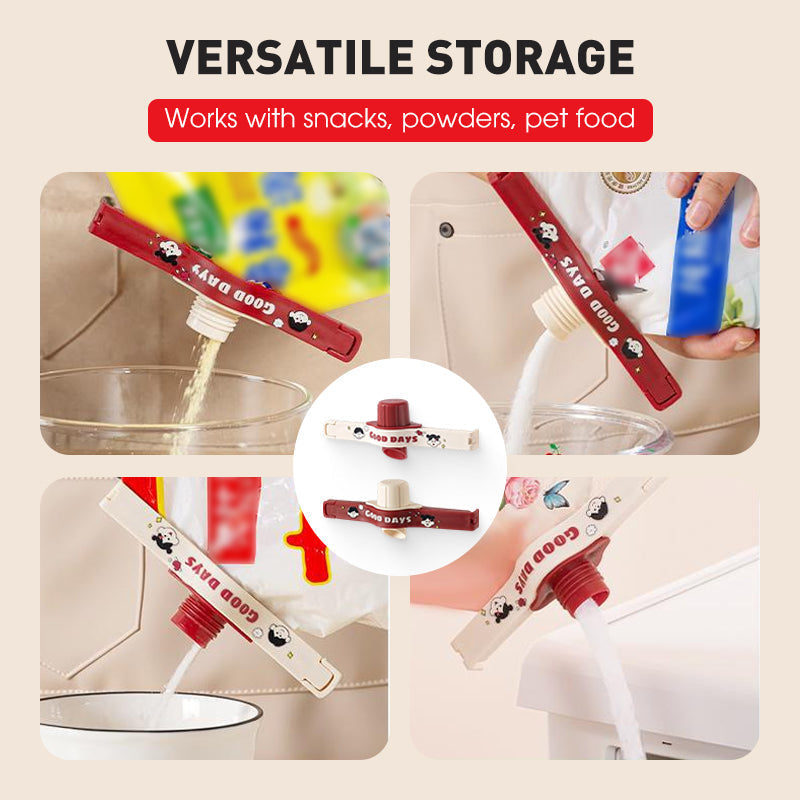 🔒 Food Sealing Clip – Moisture-proof, snap‑on & fresh‑keeping ✨