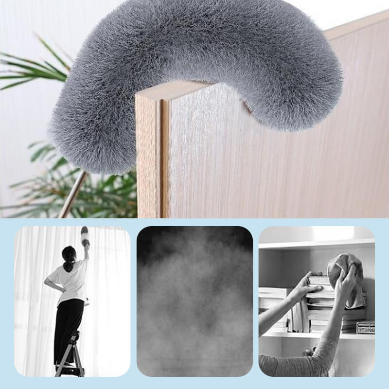 🪶 BUY 2 GET 1 FREE! ✨ Telescopic Microfiber Duster – 360°, extendable & washable 🏠