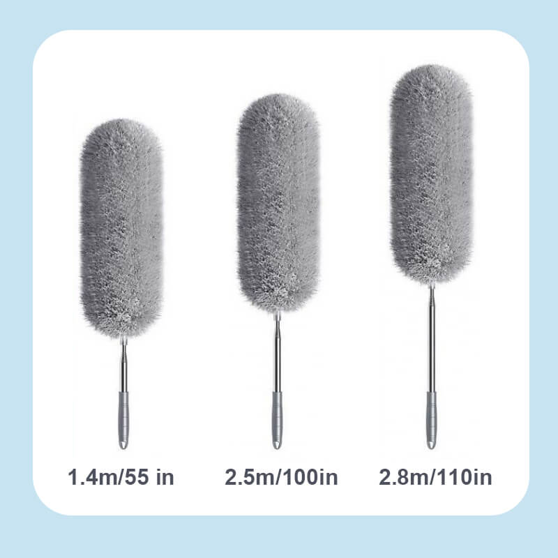 🪶 BUY 2 GET 1 FREE! ✨ Telescopic Microfiber Duster – 360°, extendable & washable 🏠