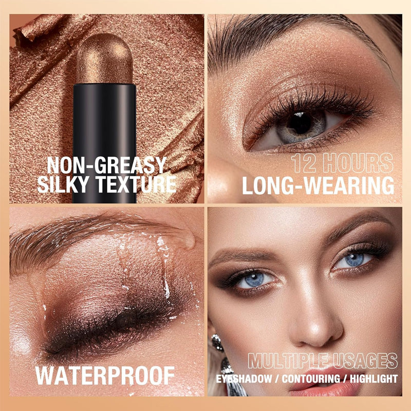 🎅ONLY TODAY -￡9.99 FOR 8 PCS!!🎄50K+ SOLD! 🎁✨8 Colors Glitter Eyeshadow Stick