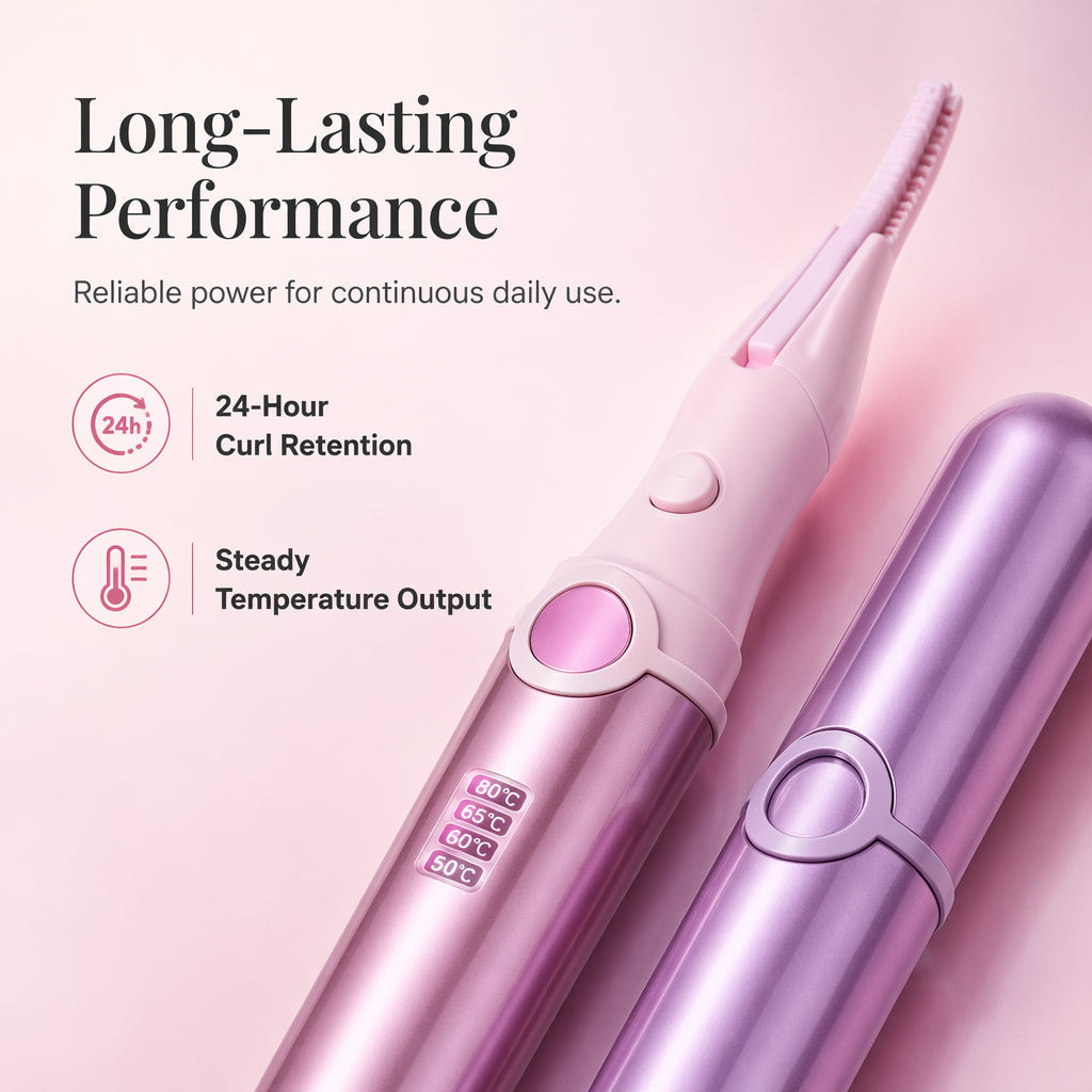 🔥💐Last Day Special Price £6.99‼️ ✨Rechargeable Heated Eyelash Curler | Get Long-Lasting Perfect Lash Curls Anytime🔋